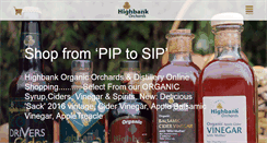 Desktop Screenshot of highbankorchards.com